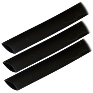 Ancor Adhesive Lined Heat Shrink Tubing (ALT) - 3/4" x 3" - 3 - Pack - Black