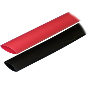 Ancor Adhesive Lined Heat Shrink Tubing (ALT) - 3/4" x 3" - 2 - Pack - Black/Red