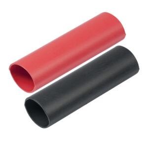 Ancor Heavy Wall Heat Shrink Tubing - 3/4" x 3" - 2 - Pack - Black/Red