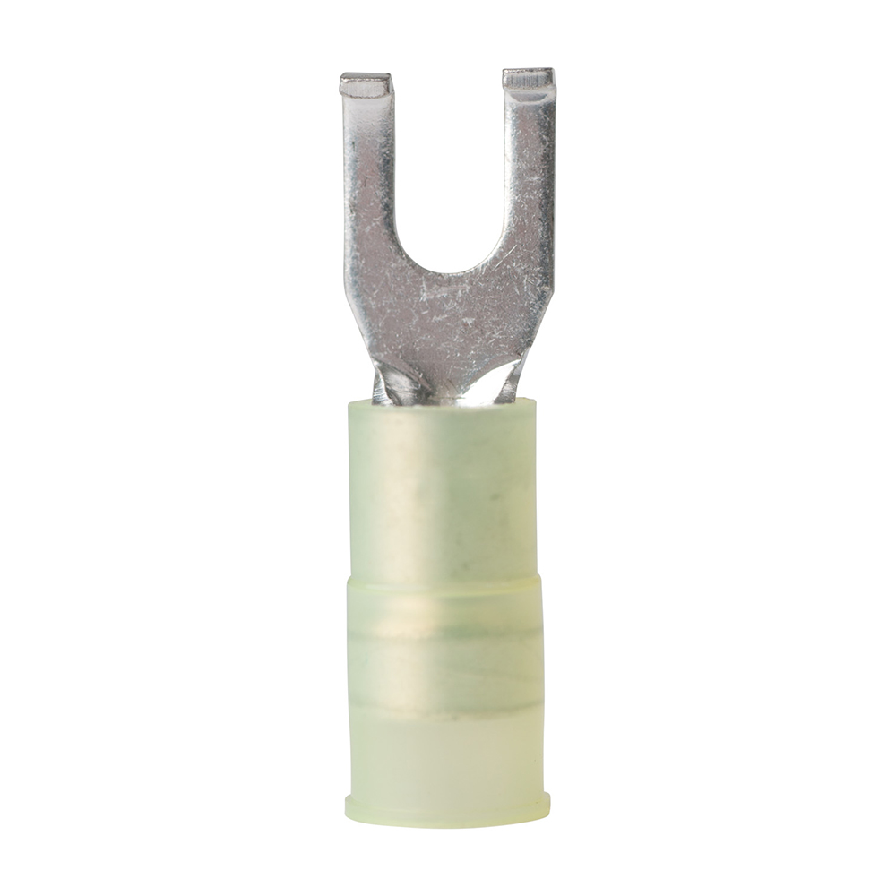 Ancor 12 - 10 AWG - #8 Nylon Flanged Spade Terminal - 25 - Pack 1 Ancor 12 - 10 AWG - #8 Nylon Flanged Spade Terminal - 25 - Pack