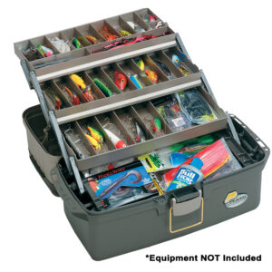 Plano Guide Series Tray Fishing Tackle Box - Graphite/Sandstone