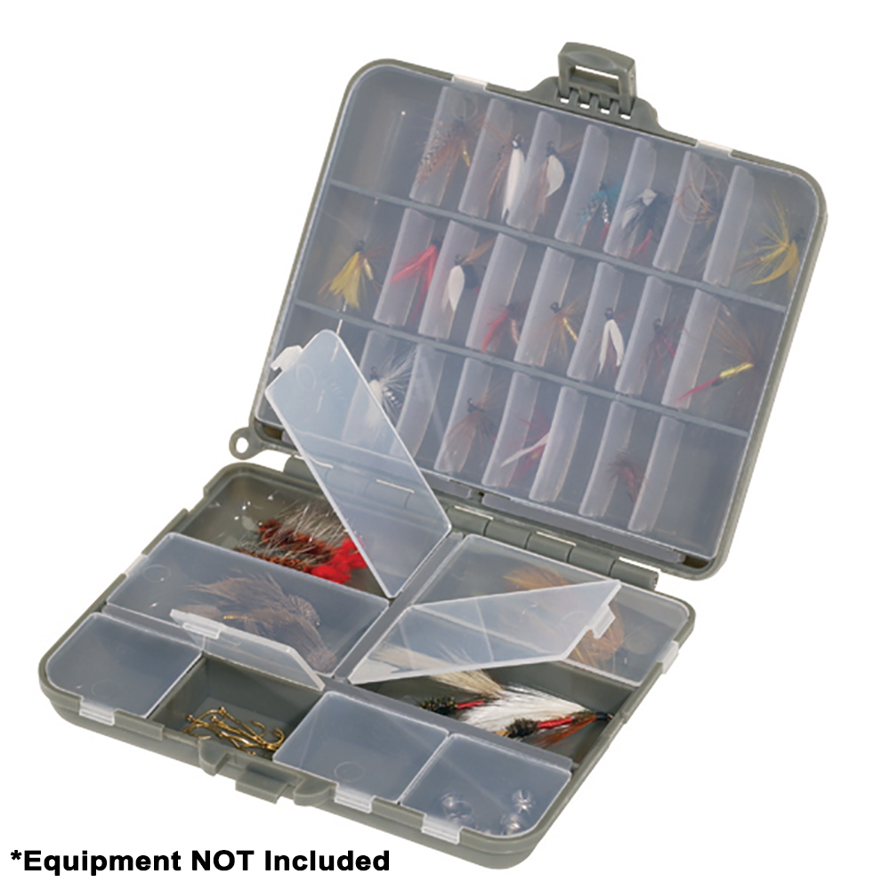 Plano Compact Side-By-Side Tackle Organizer - Grey/Clear 1 Plano Compact Side-By-Side Tackle Organizer - Grey/Clear