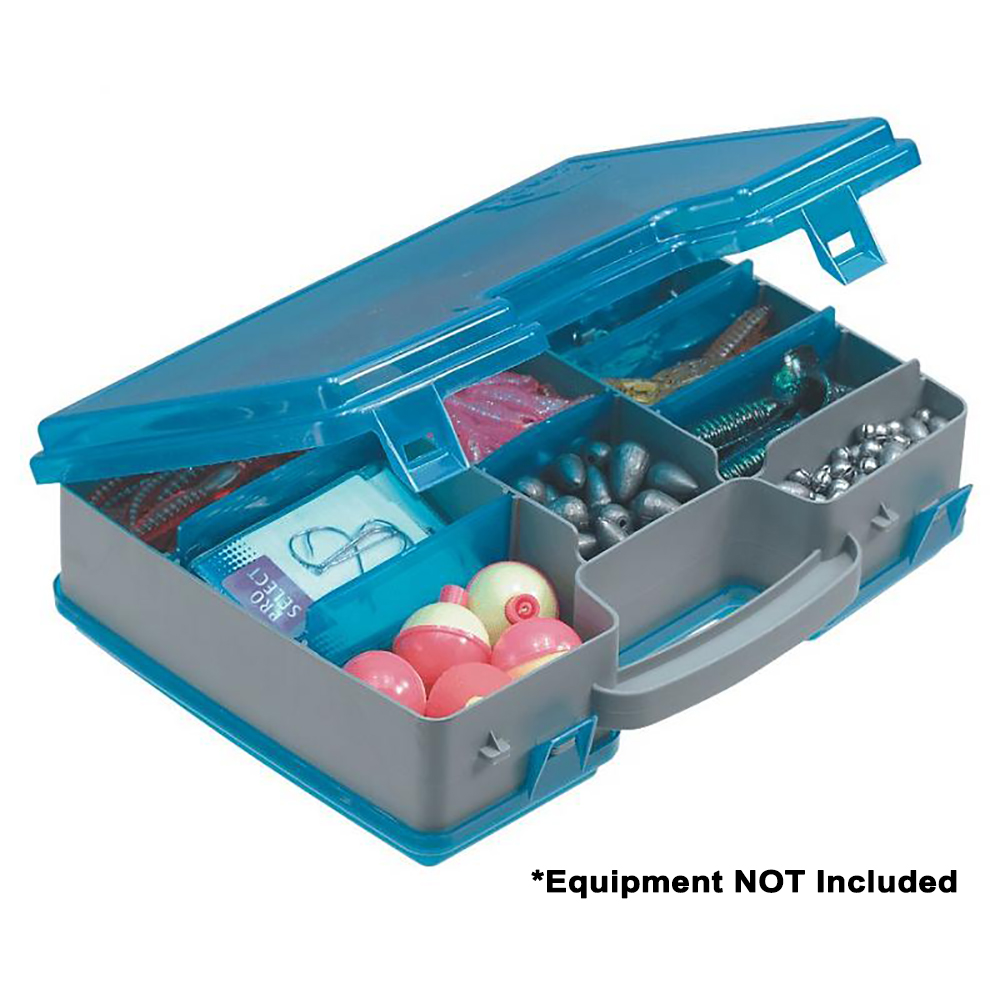 Plano Double-Sided Adjustable Tackle Organizer Large - Silver/Blue 1 Plano Double-Sided Adjustable Tackle Organizer Large - Silver/Blue