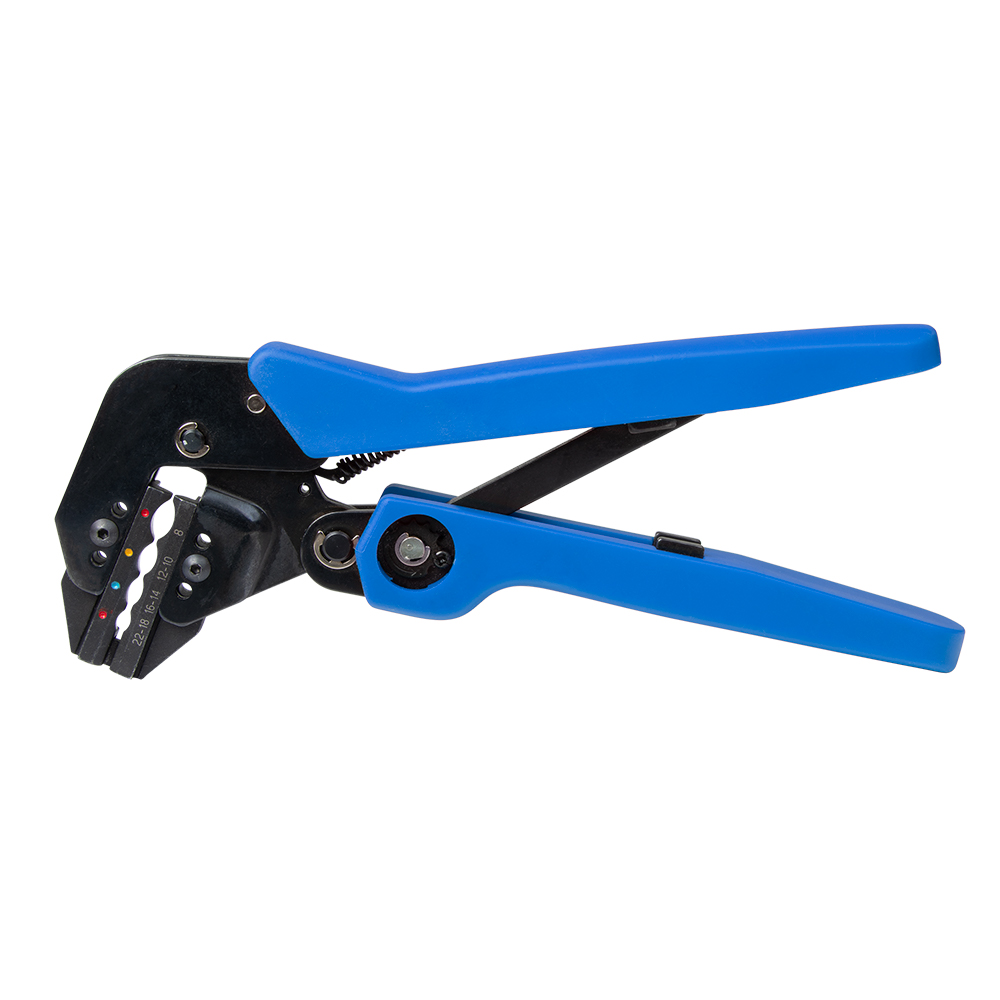Ancor Angled 22 to 8 AWG Single Crimp Ratcheting Crimper 1 Ancor Angled 22 to 8 AWG Single Crimp Ratcheting Crimper