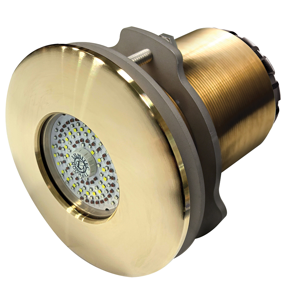 Lumitec SeaBlaze Typhoon Underwater Light - Bronze Thru-Hull LED Light - White/Blue - Flush Mount 1 Lumitec SeaBlaze Typhoon Underwater Light - Bronze Thru-Hull LED Light - White/Blue - Flush Mount