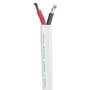 Ancor Standard Duplex Cable - Flat 16/2 AWG - 2 x 1mm² Red/Black - Sold by the Foot