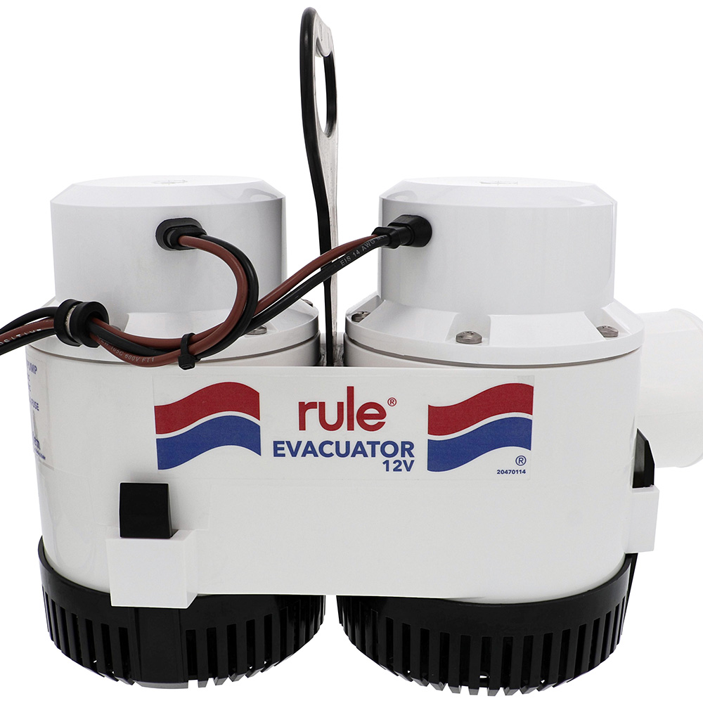 Rule 7700D GPH Evacuator High Volume Utility Pump - 12V 1 Rule 7700D GPH Evacuator High Volume Utility Pump - 12V product image