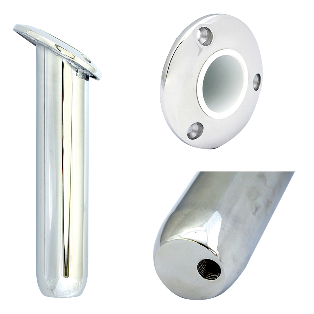 Tigress Round Head Closed Base Rod Holder - 30° - 9" 1 Tigress Round Head Closed Base Rod Holder - 30° - 9" product image