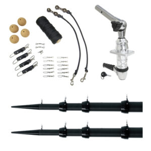 Tigress XD Top Mount System - 18' Carbon Fiber Black/Black Ultimate Rigging Kit product image