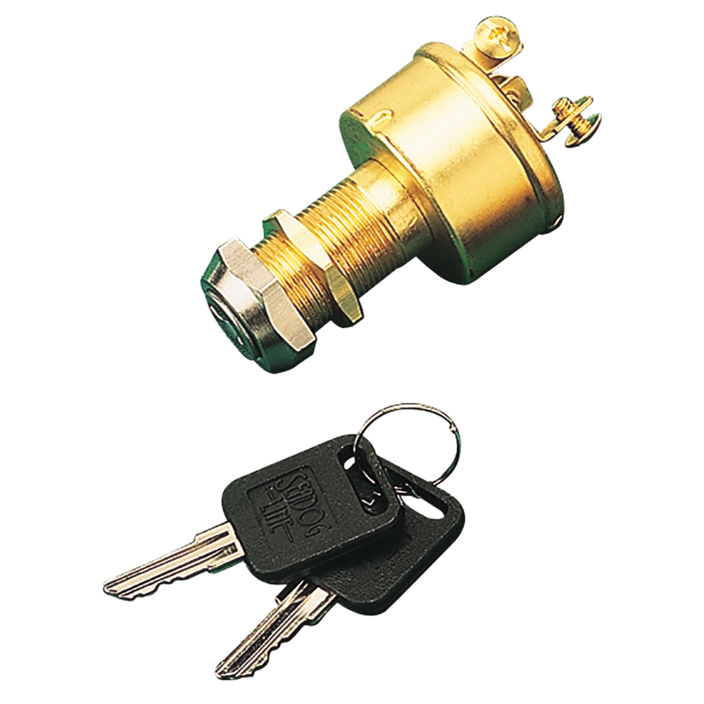 Sea-Dog Brass 3-Position Key Ignition Switch 1 Sea-Dog Brass 3-Position Key Ignition Switch product image