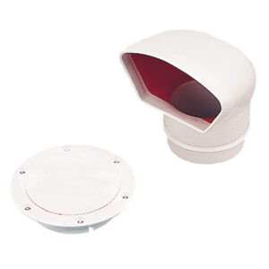 Sea-Dog Low Profile Cowl Vent/Snap-On Deck Plate - Dip Molded PVC product image