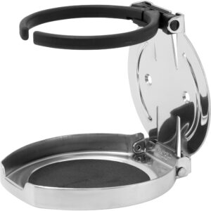 Sea-Dog Adjustable Folding Drink Holder - 304 Stainless Steel product image