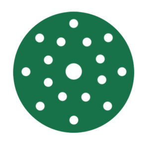 RUPES PROCUT Film Abrasive Discs 125 mm (5") – 17 Holes – P400 Grit — Box of 50 Pieces