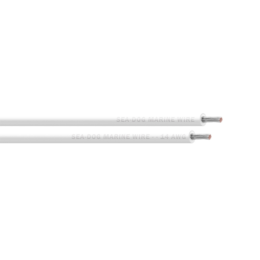 Sea-Dog 14 AWG White Primary Wire - 100' 1 Sea-Dog 14 AWG White Primary Wire - 25' product image