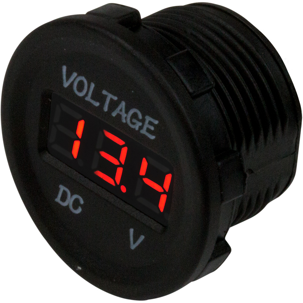 Sea-Dog Round Voltage Meter - 6V-30V 1 Sea-Dog Round Voltage Meter - 6V-30V product image