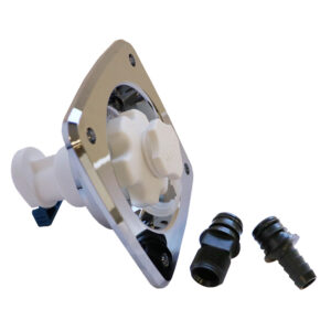 Jabsco Water Pressure Regulator - Flush Mount - Chrome - 45 psi product image