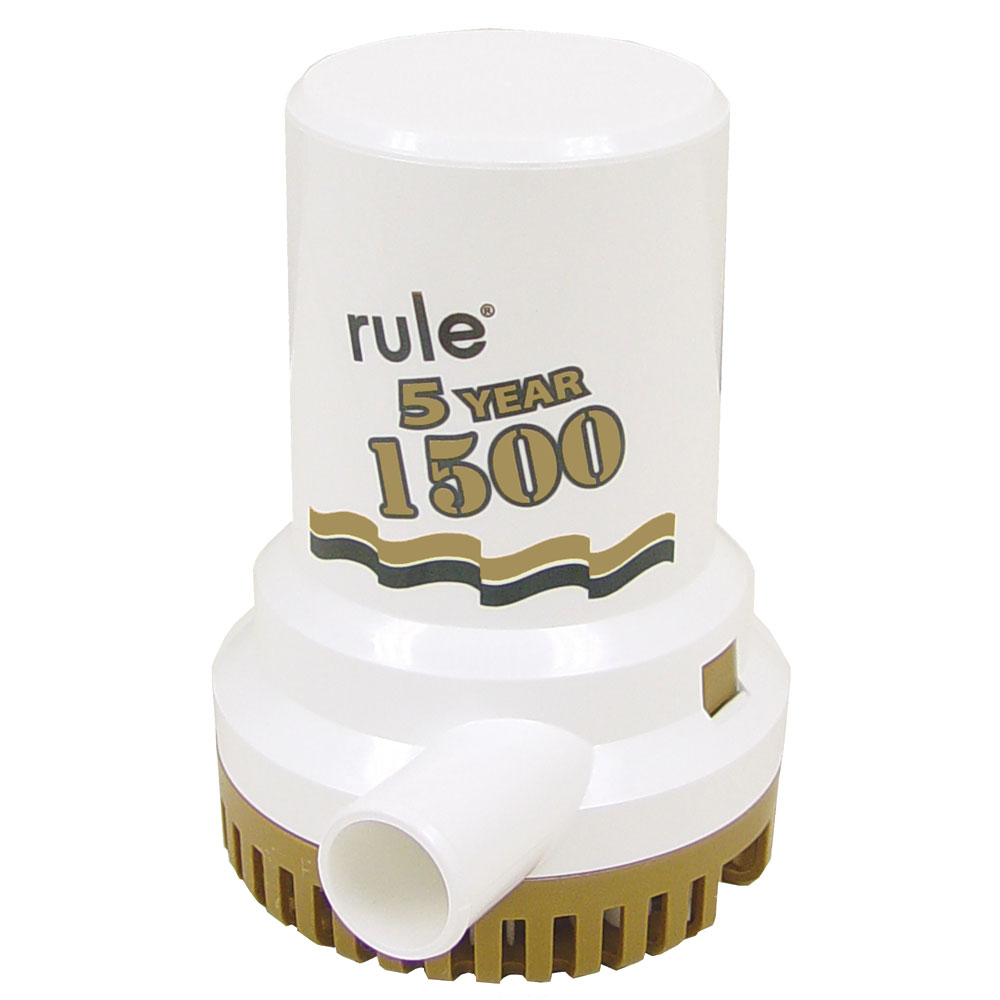 Rule 1500 G.P.H. "Gold Series" Bilge Pump 1 Rule 1500 G.P.H. "Gold Series" Bilge Pump product image