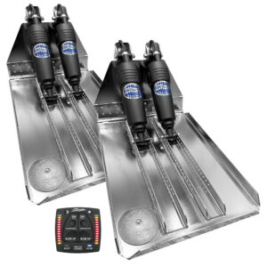 Bennett Marine BOLT 14x20 Dual Electric Trim Tab System w/One Box Indication Unit product image