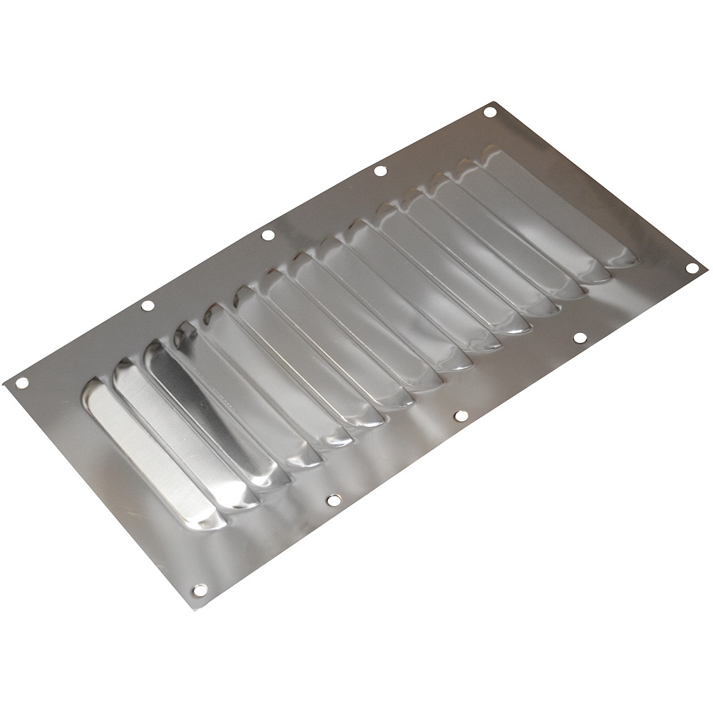 Sea-Dog Stainless Steel Louvered Vent - 5" x 9" 1 Sea-Dog Stainless Steel Louvered Vent - 5" x 9" product image