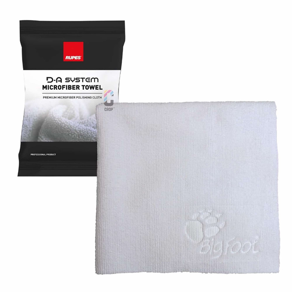 RUPES D-A System Microfiber Towel 16x16 – White 1 RUPES D-A System Microfiber Towel 16x16 – White