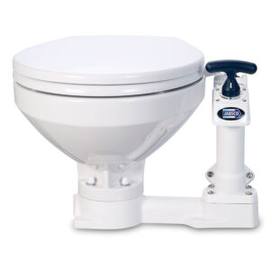 Jabsco Manual Marine Toilet - Regular Bowl w/Soft Close Lid product image