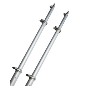 TACO 18' Deluxe Outrigger Poles w/Rollers - Silver/Silver product image