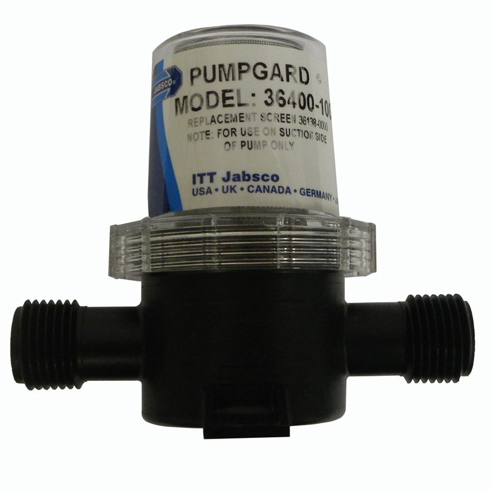 Jabsco Pumpguard In-Line Strainer - 1/2" NPT Port 1 Jabsco Pumpguard In-Line Strainer - 1/2" NPT Port product image
