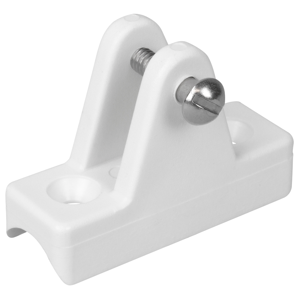 Sea-Dog Nylon Concave Deck Hinge - White 1 Sea-Dog Nylon Concave Deck Hinge - White product image