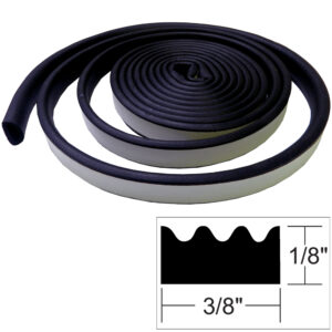 TACO Weather Seal - 10'L x ⅛"H x ⅜"W - Black product image