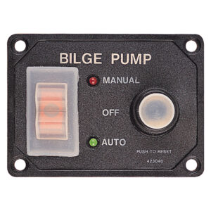 Sea-Dog Splash Guard Bilge Pump Panel w/Circuit product image