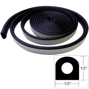 TACO Weather Seal - 10'L x ½"W x ½"H - Black product image