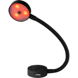 Sea-Dog LED Flex Neck Day/Night Light w/USB Socket - Red & White Light product image