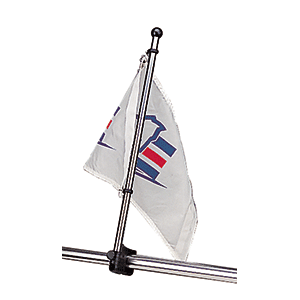 Sea-Dog Stainless Steel Rail Mount Flagpole - 17" product image