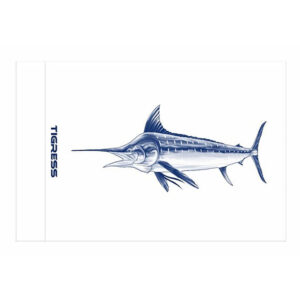 Tigress White Marlin Release Flag - 12" x 18" product image