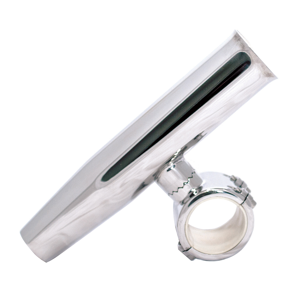 Tigress 1-1/2" Polished SS Adjustable Clamp-On Rod Holder 1 Tigress 1-1/2" Polished SS Adjustable Clamp-On Rod Holder product image