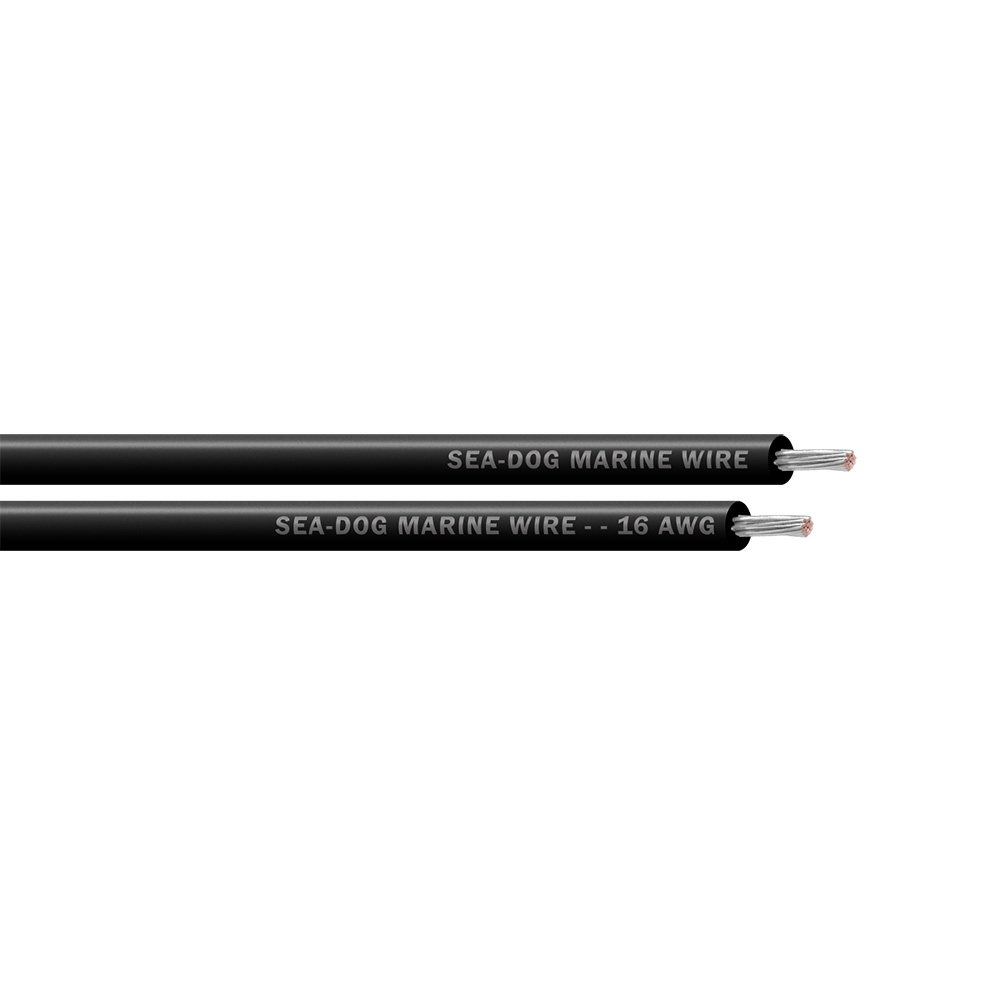 Sea-Dog 16 AWG Black Primary Wire - 100' 1 Sea-Dog 16 AWG Black Primary Wire - 25' product image