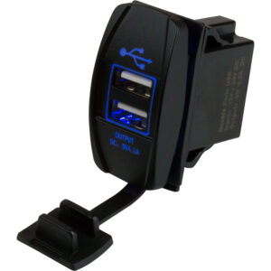 Sea-Dog Dual USB Rocker Switch Style Power Socket product image
