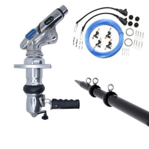 Tigress XD Crank Top Mount System - 18' - Black Outriggers Pro Series Double Rigging Kit product image