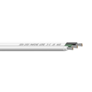 Sea-Dog 16/3 AWG Flat Triplex Wire - White/Green/Black - 100' product image