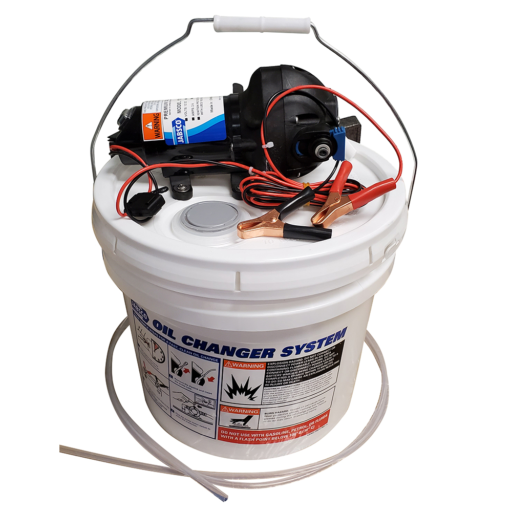 Jabsco DIY Oil Change System w/Pump & 3.5 Gallon Bucket 1 Jabsco DIY Oil Change System w/Pump & 3.5 Gallon Bucket product image