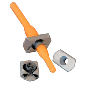 Weld Mount Stainless Nut Plate w/#10 x 24 Threads - Qty. 10 product image