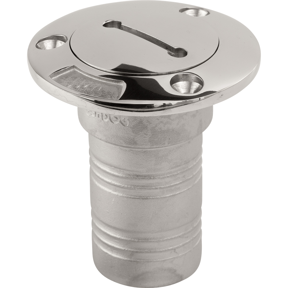 Sea-Dog Stainless Steel Cast Hose Deck Fill Fits 1-1/2" Hose - Gas 1 Sea-Dog Stainless Steel Cast Hose Deck Fill Fits 1-1/2" Hose - Gas product image