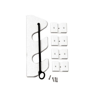 TACO 2-Rod Poly Bungee Rod Holder Rack - White product image