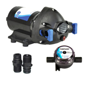 Jabsco Par-Max Shower Drain/General Purpose Pump - 3.5GPM-25psi-12VDC w/Strainer product image