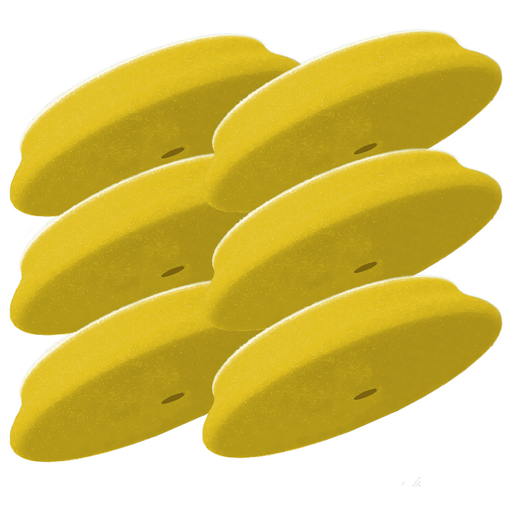RUPES D-A Fine Finishing Foam Pad 40 mm – Yellow — 6-Pack 1 RUPES D-A Fine Finishing Foam Pad 40 mm – Yellow — 6-Pack