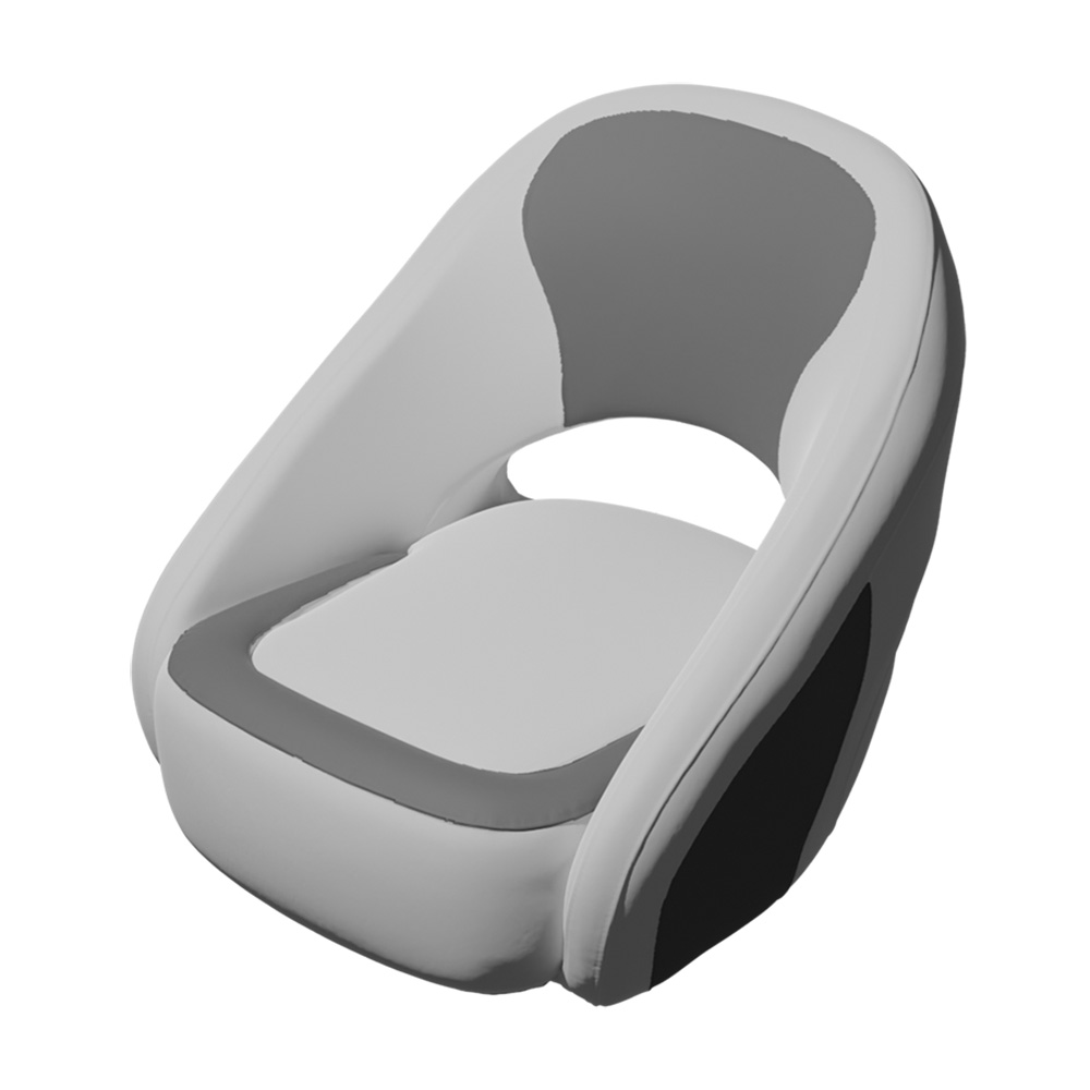 TACO Caladesi Smooth Bucket Seat - White/Grey 1 TACO Caladesi Smooth Bucket Seat - White/Grey product image