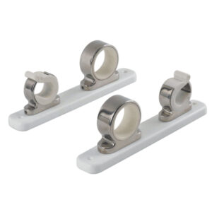 TACO 2-Rod Hanger w/Poly Rack - Polished Stainless Steel product image