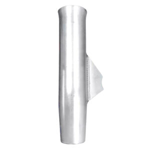 Tigress Weld On Aluminum Flared Rod Holder w/Blade Mill Finished 10" product image