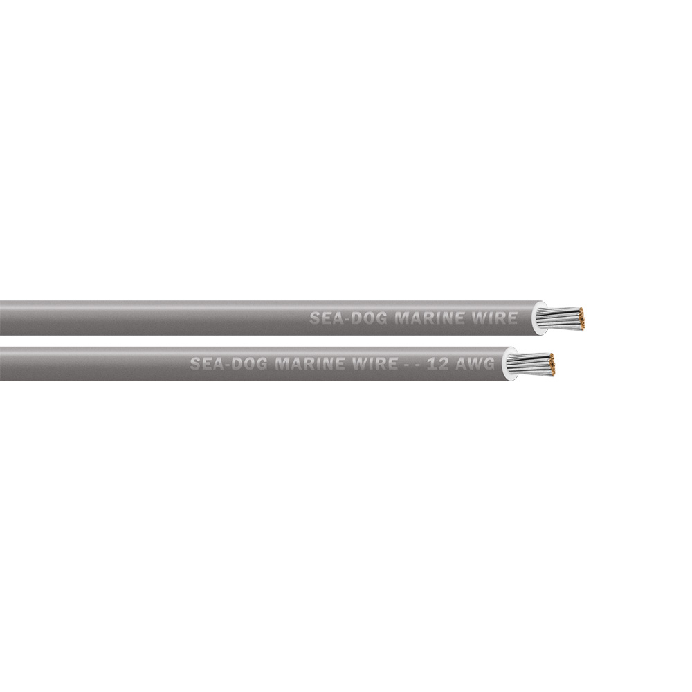 Sea-Dog 12 AWG Grey Primary Wire - 100' 1 Sea-Dog 12 AWG Grey Primary Wire - 100' product image