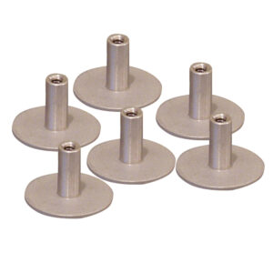 Weld Mount Stainless Steel Standoff 1.25" Base 1/4" x 20 Thread .75 Tall - 6-Pack product image